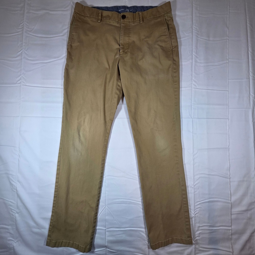 Old Navy Mens Ultimate Straight Built-In Flex Khaki Chino Pants 36x34 Tan